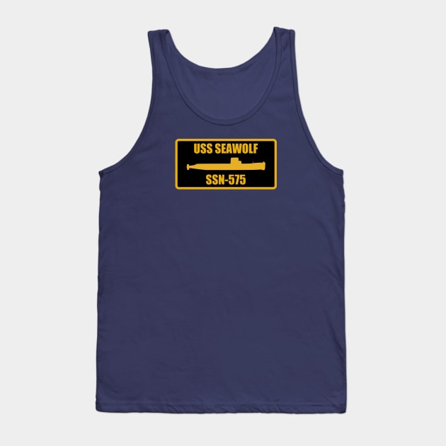 USS Seawolf Patch Tank Top by Firemission45